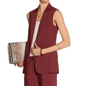 Theory Maroon Vest
